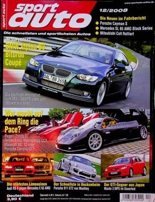 4) Sport Auto 12/2008 - Koenigsegg CCX mit 914PS b - Porsche Cayman S PDK mit 3