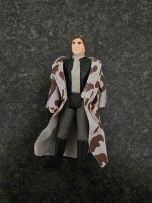 Vintage Star Wars Han Solo Endor Trench Coat 1984 Kenner
