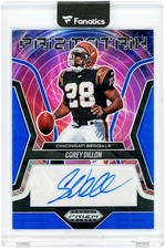 Corey Dillon Bengals Signed 2025 Panini Prizm Black Prizmatrix #PS-CDN 1/49 Card