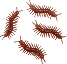 30pcs Fake Scolopendra Fake Plastic Bugs Insects Halloween April Fools Christmas