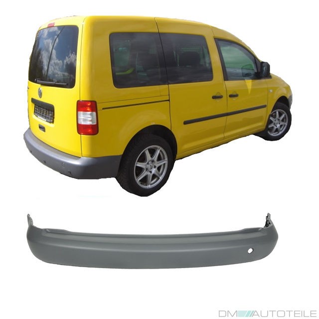 Stoßstange hinten dunkelgrau Montagefertig+HALTER für VW Caddy III 2K 2003-2010