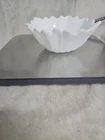 Vintage "Indiana Milk Glass" Lily Pons Sunflower Petals Serving Bowl 7.25” EUC