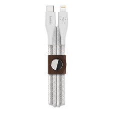 Belkin BoostCharge 10ft 3m USB-C Lightning Cable MFi-Certified for iPhone White