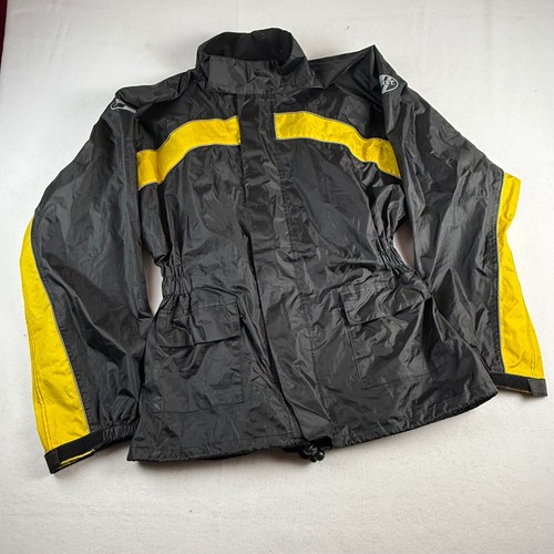 Joe Rocket RS-2 Motorcycle Rain Jacket - Black/Yellow