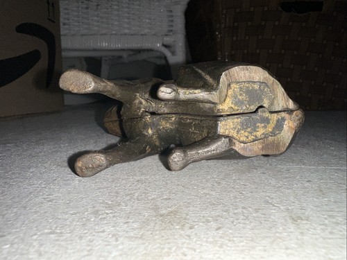 Vintage Cast Iron Dog Bank - Picture 4 of 4