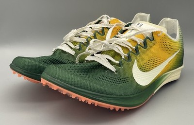 Nike Mens ZoomX Dragonfly 2 Elite Green Yellow Mens Sz 7.5 IB7724
