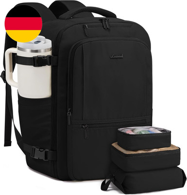 LOVEVOOK Handgepäck Rucksack Flugzeug, 40L Groß Reiserucksack Herren Damen Lapto