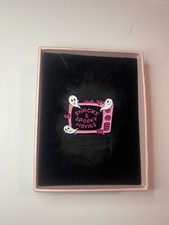 Snacks And Spooky Movies With Ghouls Enamel Pin Badge Cute Fun Horror Gift Idea 