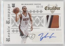 2014-15 Panini Excalibur Rookie Rampage Prime 3/25 Tyler Ennis #32 Auto 0u7