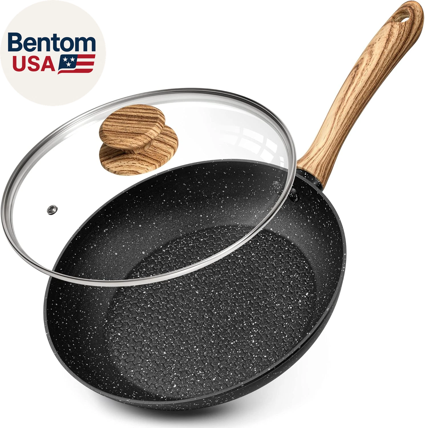 Nonstick Frying Pan with Lid, 8 Inch Frying Pans Nonstick with Healthy Coating,
Opens in a new windo