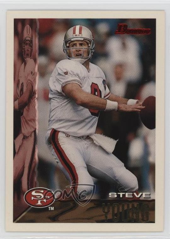 1995 Bowman Steve Young #333 HOF 05cx