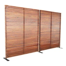 Moe's Home Collection Damani Contemporary Wood Screen in Brown