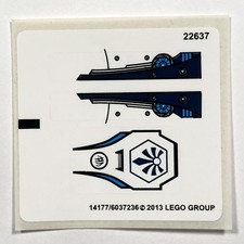 LEGO STICKER SHEET 70007 Eglor's Twin Bike Legends of Chima Decals Stickers