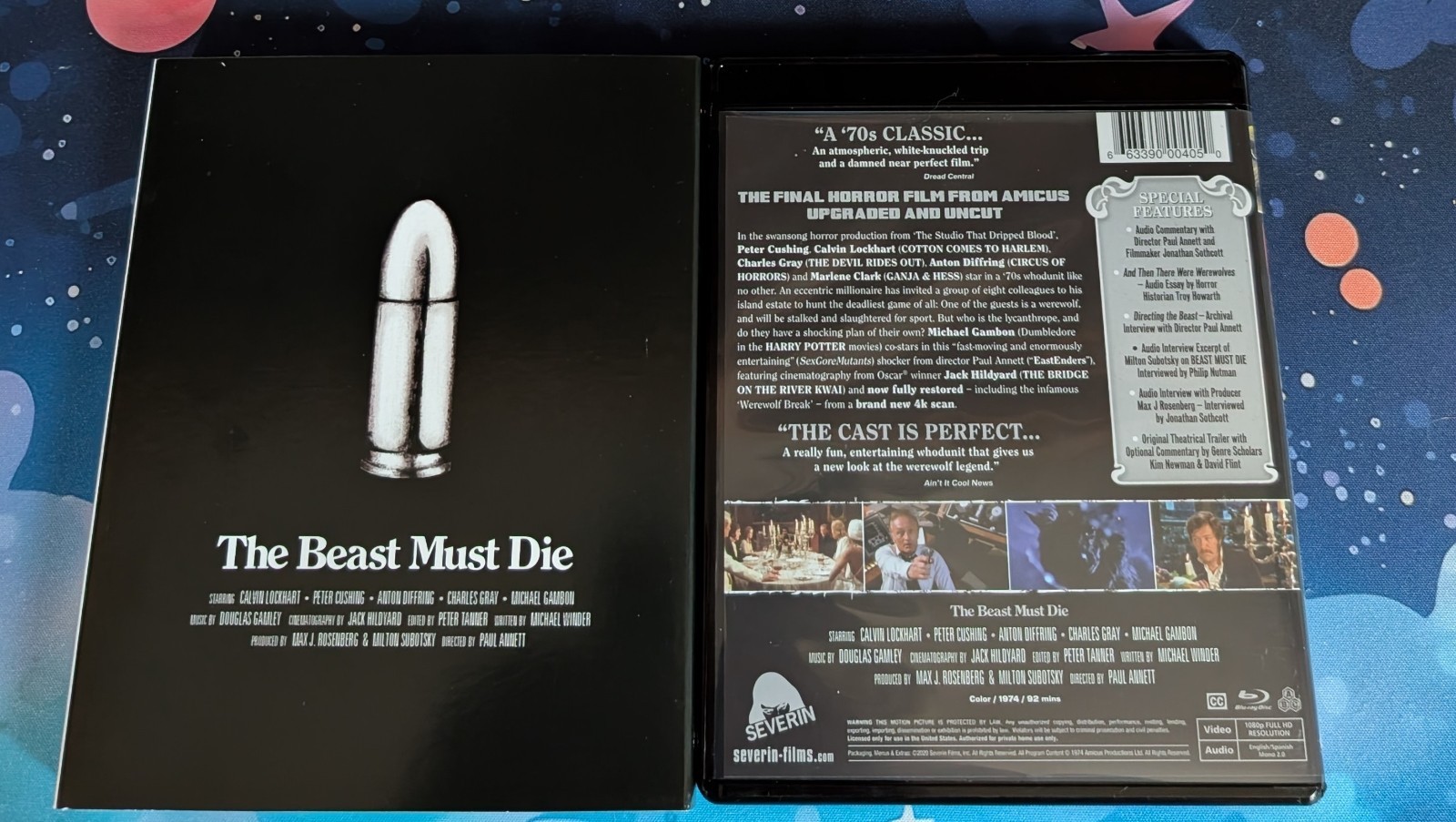 The Beast Must Die 1974 Blu-ray Slipcover Severin Films 663390004050| eBay