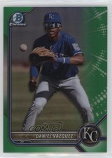 2022 Bowman Draft Chrome Green Refractor 87/99 Daniel Vazquez #BDC-74 0sd2