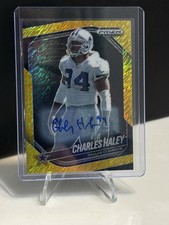 2025 Panini Prizm Black Charles Haley Auto Gold Shimmer FOTL #/10 Cowboys