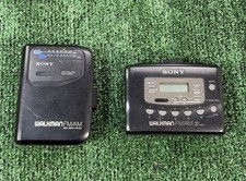 Lot Of 2 Sony Walkman WM-FX401  WM-FX101 Vintage Handheld FM/AM Radio Cassette