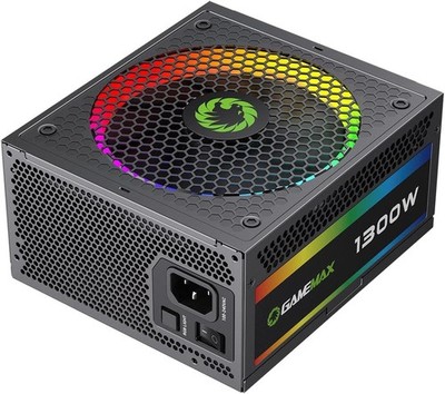 GameMax RGB-1300 1300W 80 Plus Platinum RGB Modular ATX Netzteil PSU