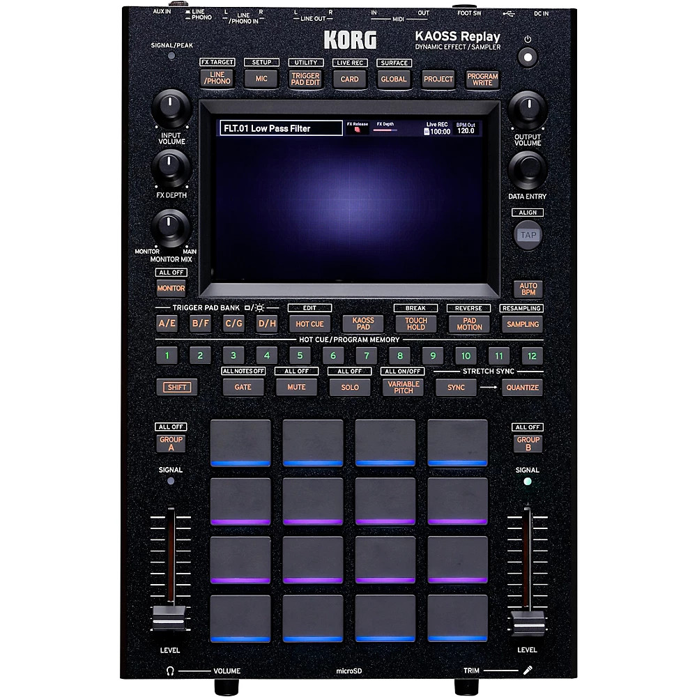 KORG KAOSS Replay Dynamic Effects Processor and Sampler