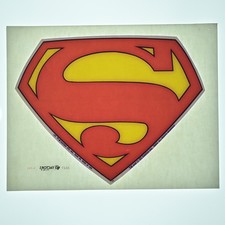Original VINTAGE 1970s Heat Transfer  Superman - small  Iron On