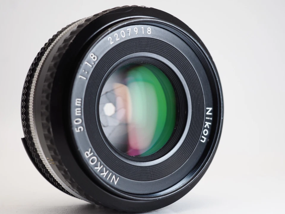 Lente Nikon Nikkor 50 mm F1,8 Ai-s Ais Pancake Prime de Japón #J92 Foto 2 de 4