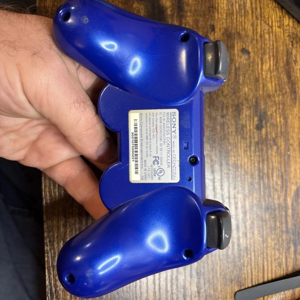 Controlador Original Sony Playstation 3 CECHZC2U PS3 Sixaxis DualShock 3 Probado Foto 2 de 4