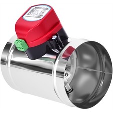 2X(4" Motorized Duct Damper Backdraft Damper Airflow Control Damper for1685
