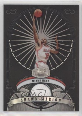 2007-08 Bowman Sterling Black Refractor 33/99 Shawn Marion #SMA 0qo1