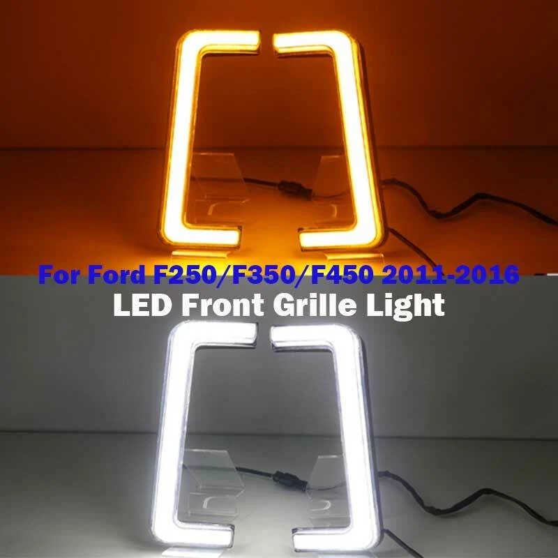 Передняя решетка светодиодные дневные ходовые огни для Ford F150 2010-2015 2 шт. - Изображение 2 из 4