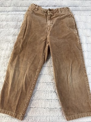 Hartstrings Pants Toddler Boys 5 Brown Corduroy Flat Front Adjustable Waist A151