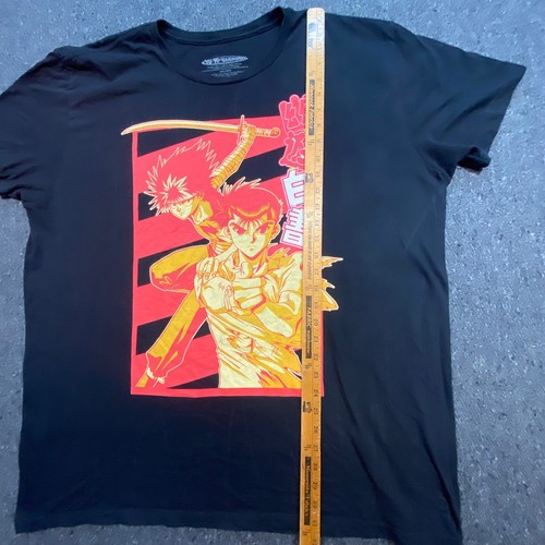 YuYu Hakusho TShirt Sz 3XL Mens Black Streetwear Yusuke Hiei Anime ...