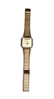 Vintage Timex K Cell Men Gold Tone Quartz Analog Digital Watch Working 8" GUC