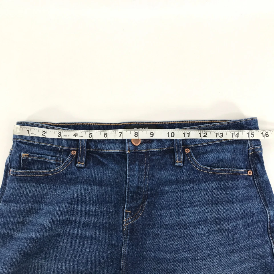 Pantalones de mezclilla Hudson Jeans Gemma cortos para mujer talla 29 corte dobladillo crudo elástico verano Foto 4 de 4