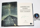 NEIL GAIMAN SIGNED AMERICAN GODS FIRST 1ST EDITION HARDCOVER HC BOOK BECKETT COA