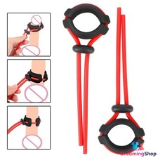 Reusable Penis Stretcher Sleeve Girth Enhancer Penis Extender Ring For Men MALE