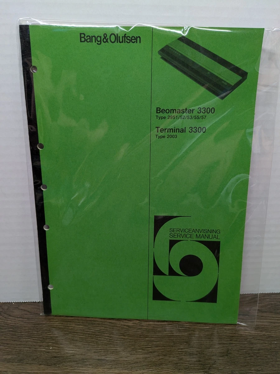 Bang & Olufsen Vintage Electronics Manuals for sale | eBay