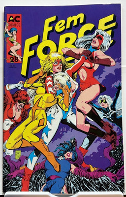 Fem Force comic #28 Good / Bad Girl Art VF