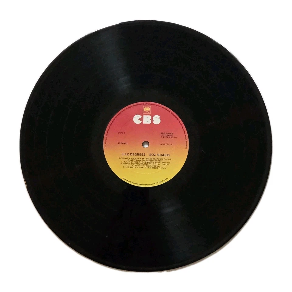 BOZ SCAGGS "Silk Degrees" 1976 AUSSIE 10Tk LP w/LOWDOWN & LIDO SHUFFLE - Image 4 of 4