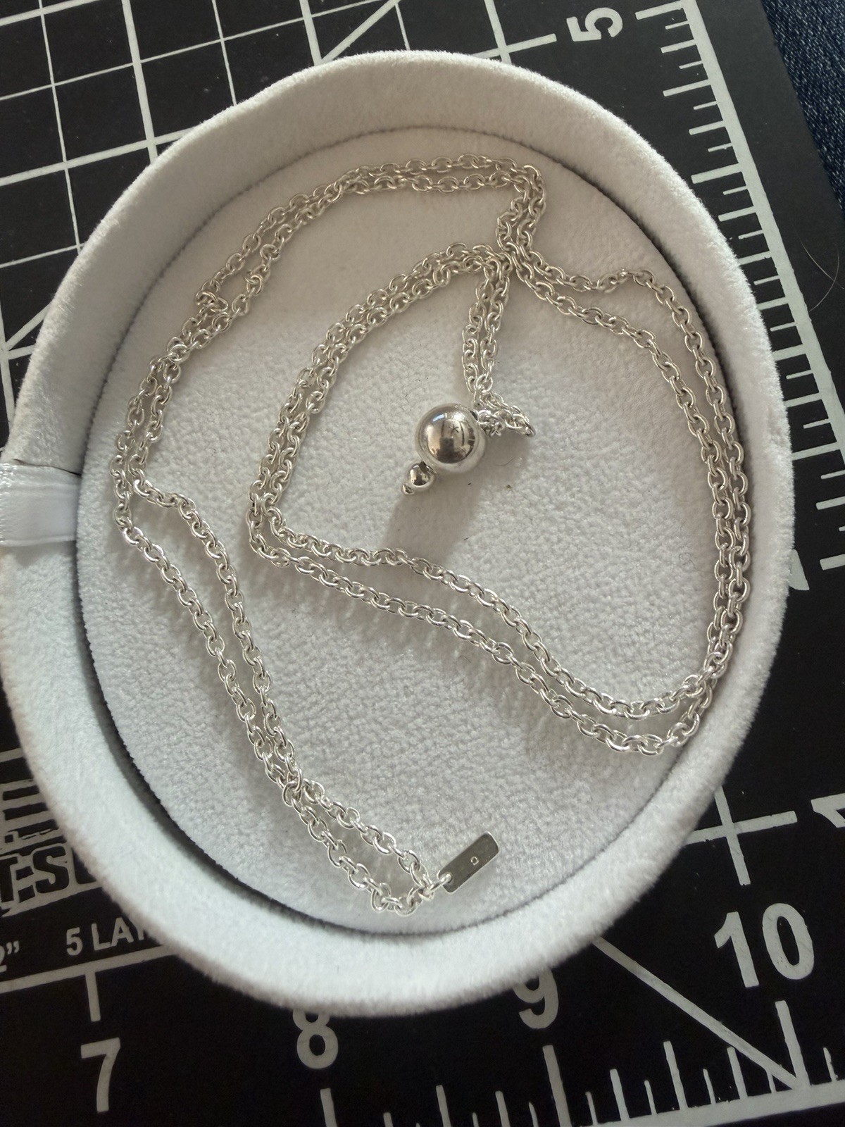 Chamilia 925 Sterling Silver Stackable Charm Neck… - image 1