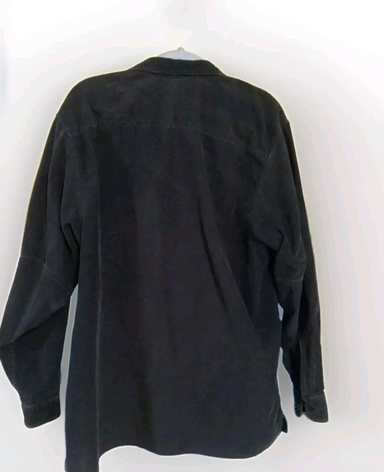 Camisa De Colección Para Hombre Canyon River Azul Pana Manga Larga Con Botones Talla L Foto 2 de 4