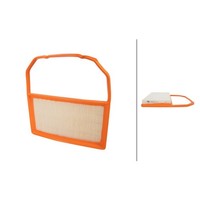 Luftfilter-Einsatz 282 X 169 Mm Hella Passend FüR U.A. Seat Mii