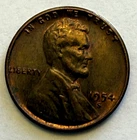 1954-S Lincoln Cent • AU• San Francisco Mint • Semi-Key  - FREE SHIPPING