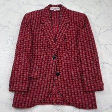 USED CHRISTIAN DIOR PR T-  -PORTER CHECKED JACKET GOOD