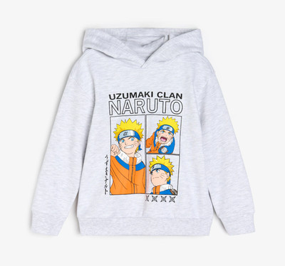 Naruto Jungen Sweatshirt Größe 140 cm  Grau Anime