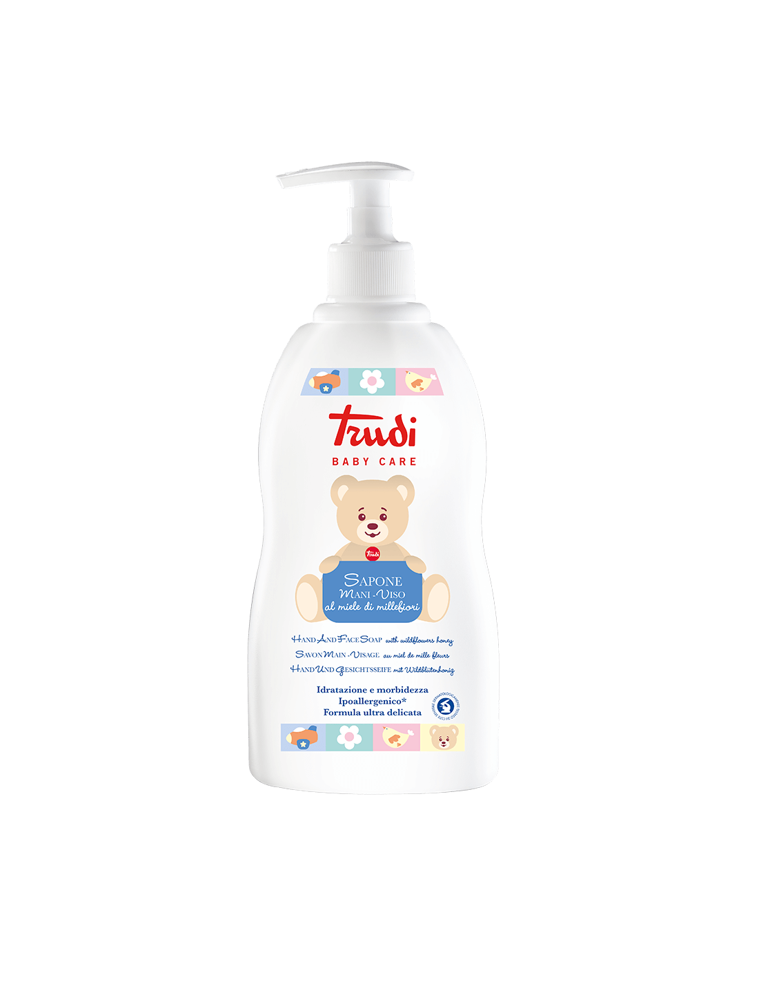 TRUDI Baby Care - Sapone Mani Viso al miele di millefiori 500 ml - Immagine 2