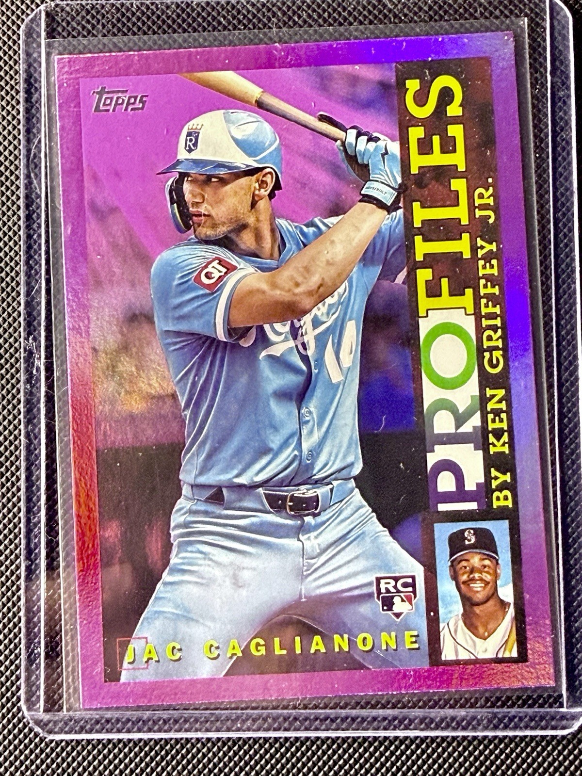 2026 Topps Series 1 JAC CAGLIANONE Profiles PINK Variation RC Royals TP-22 +SMLB