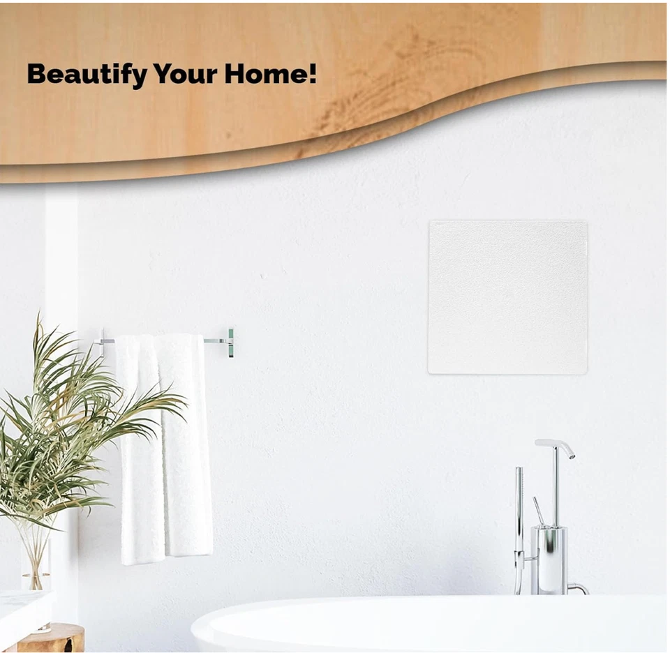 Pacote com 4 painéis de acesso de mola ajustáveis Morvat 12x12 para drywall e teto - Imagem 2 de 4