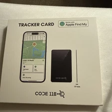 Code 118 Tracker Card - Apple Find My App Never Lose Your Wallet Again! NEW