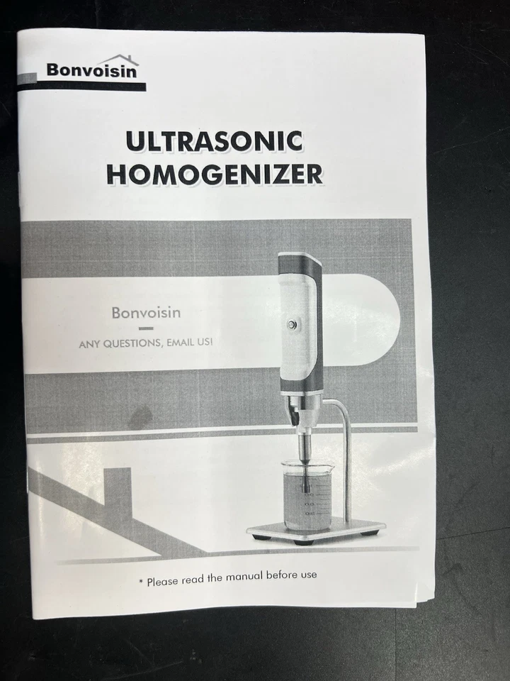Bonvoisin Homogeneizador Ultrasónico 150W 110V Mezclador Sonicator 3mm 0.1-30ml con Estuche Foto 4 de 4