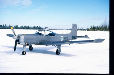 BD367 ORIGINAL K64 AIRCRAFT SLIDE: Finnish AF Valmet L-90TP Redigo RG-3